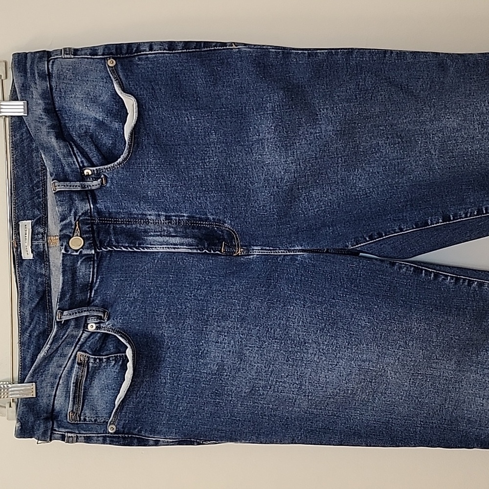Good American Good Classic Slim Straight Jeans Size 14/18 - Picture 4 of 16